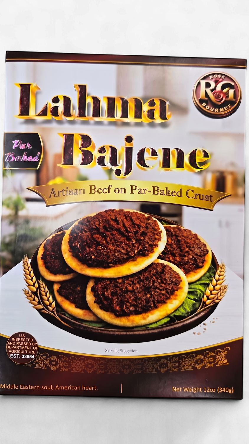 RG, Lahma Ba'jene Beef on Pizza Dough