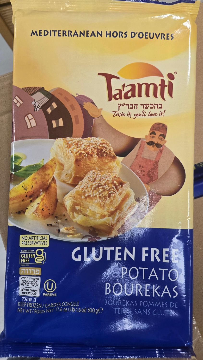 Ta'amti, GF Potato Bourekas (gluten free)