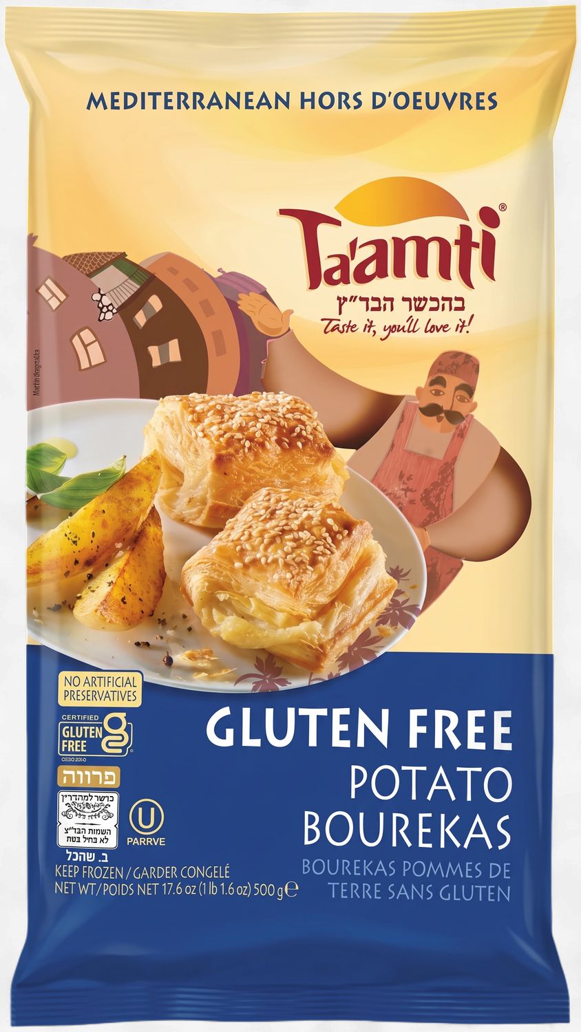 Ta'amti, GF Potato Bourekas (gluten free)