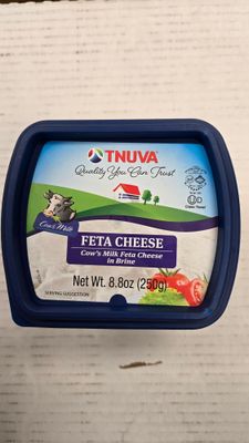 Tnuva, Feta cheese in Brine, cow's milk