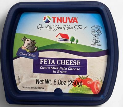 Tnuva, Feta cheese in Brine, cow's milk