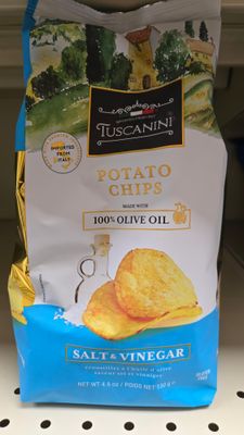 Tuscanini, Potato chips w Olive Oil, S&amp;V
