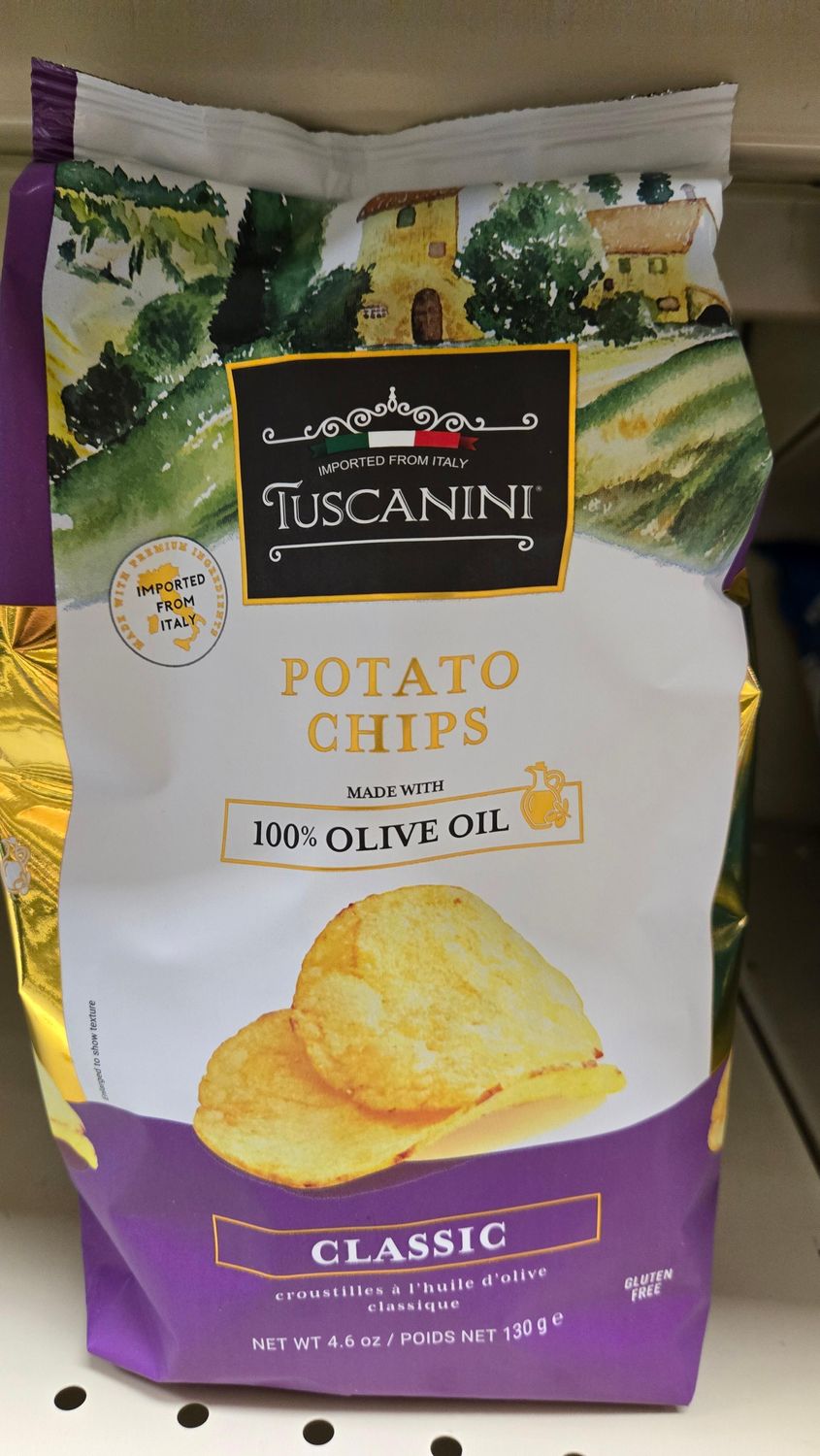 Tuscanini, Potato chips w Olive Oil, Classic