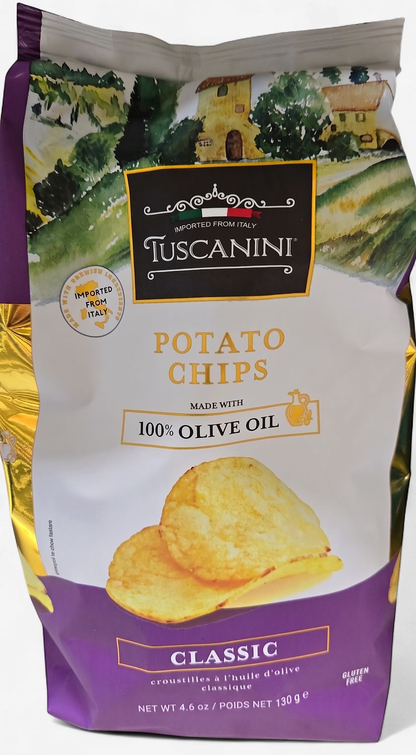 Tuscanini, Potato chips w Olive Oil, Classic