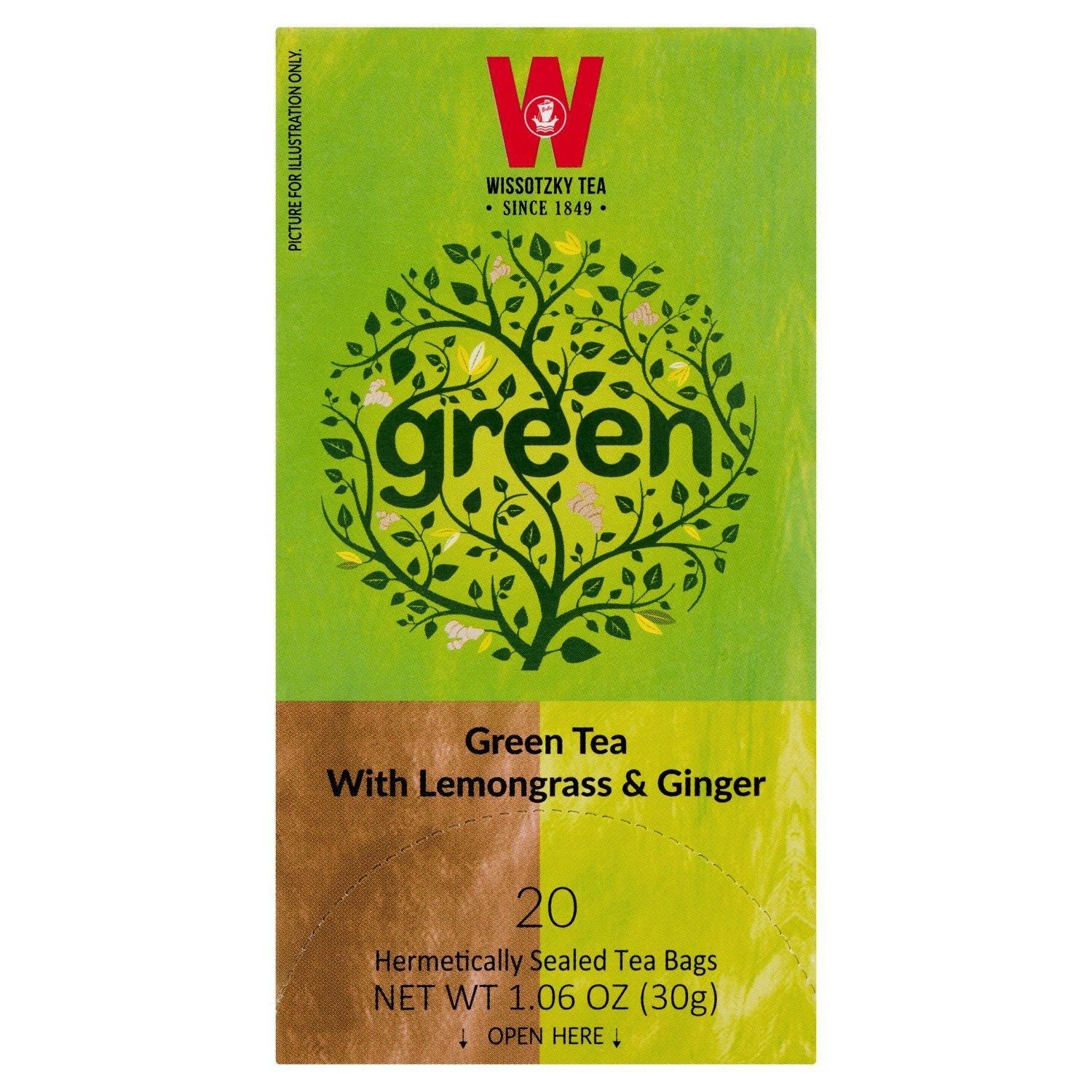 Wissotzky, Green Tea w Lemongrass &amp; Ginger