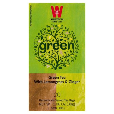 Wissotzky, Green Tea w Lemongrass &amp; Ginger
