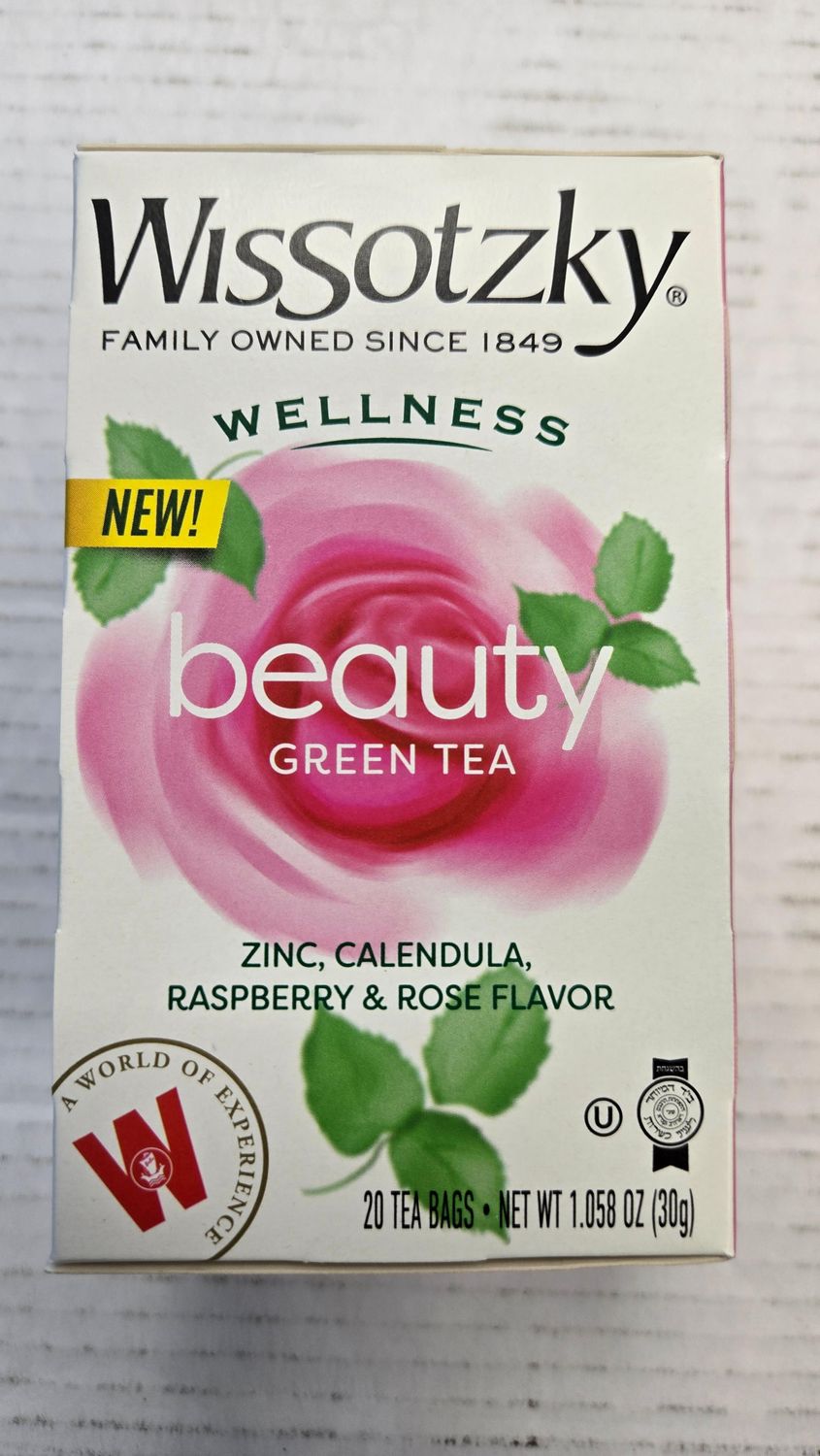 Wissotzky, Zinc Calendula Raspberry &amp; Rose Tea