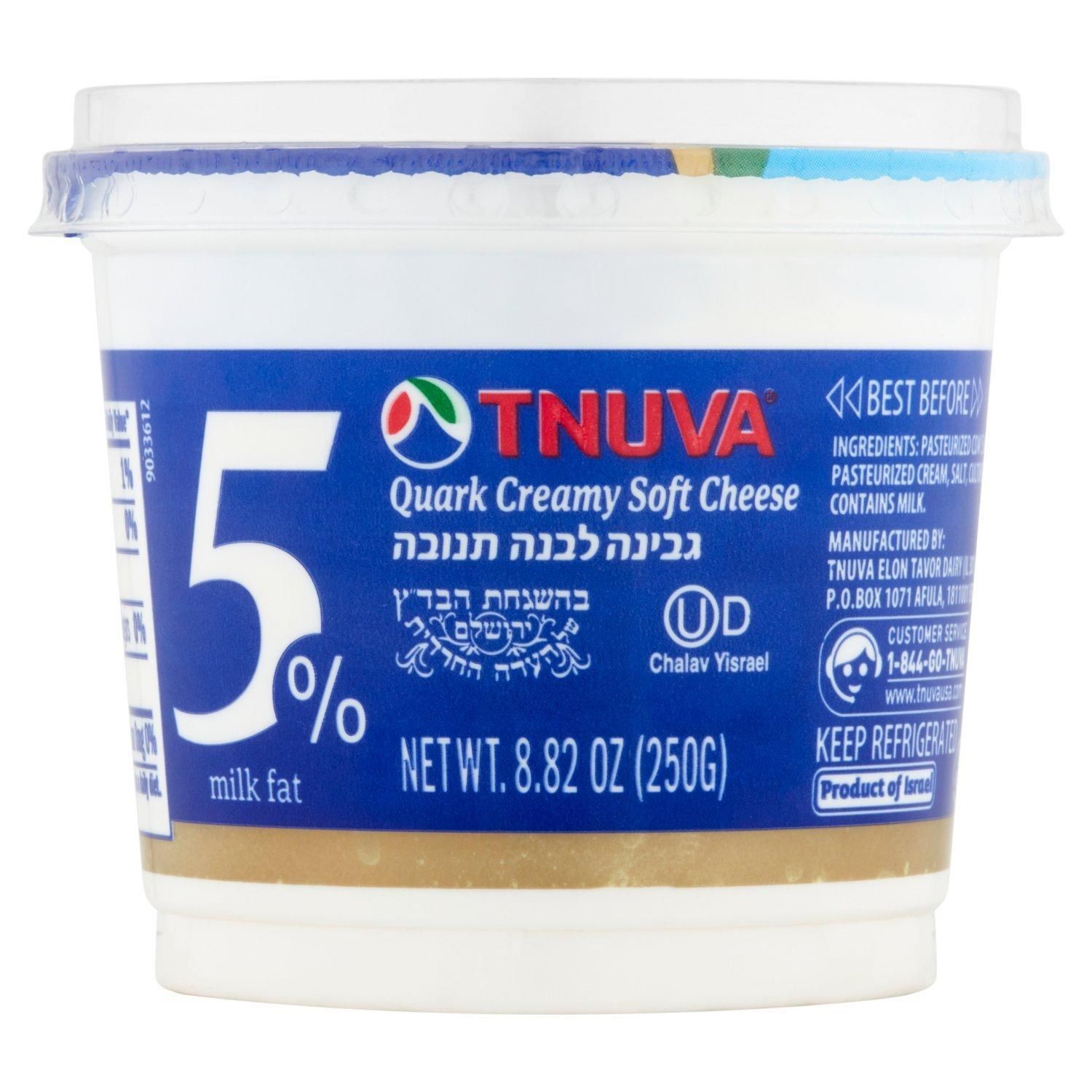 Tnuva, 5% Quark Cheese, Creamy Soft