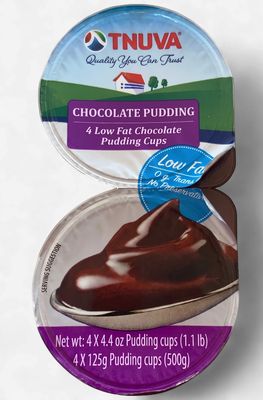 Tnuva, Chocolate Pudding Low Fat 4 pack