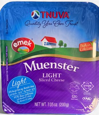 Tnuva, Muenster Light Sliced Cheese 7.05oz