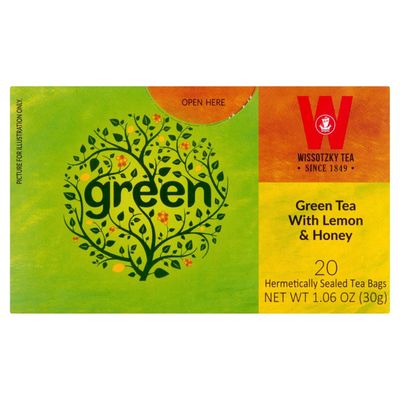 Wissotzky, Green Tea w Lemon &amp; Honey