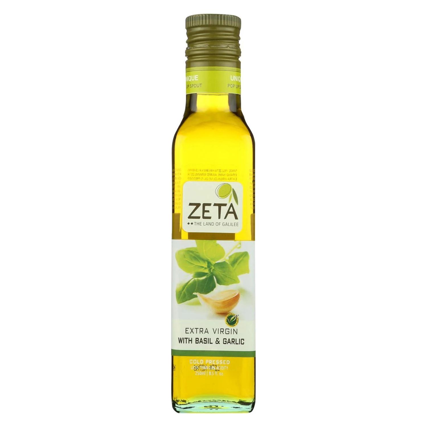 Zeta, EV Olive Oil, Basil &amp; Garlic 8.45 oz