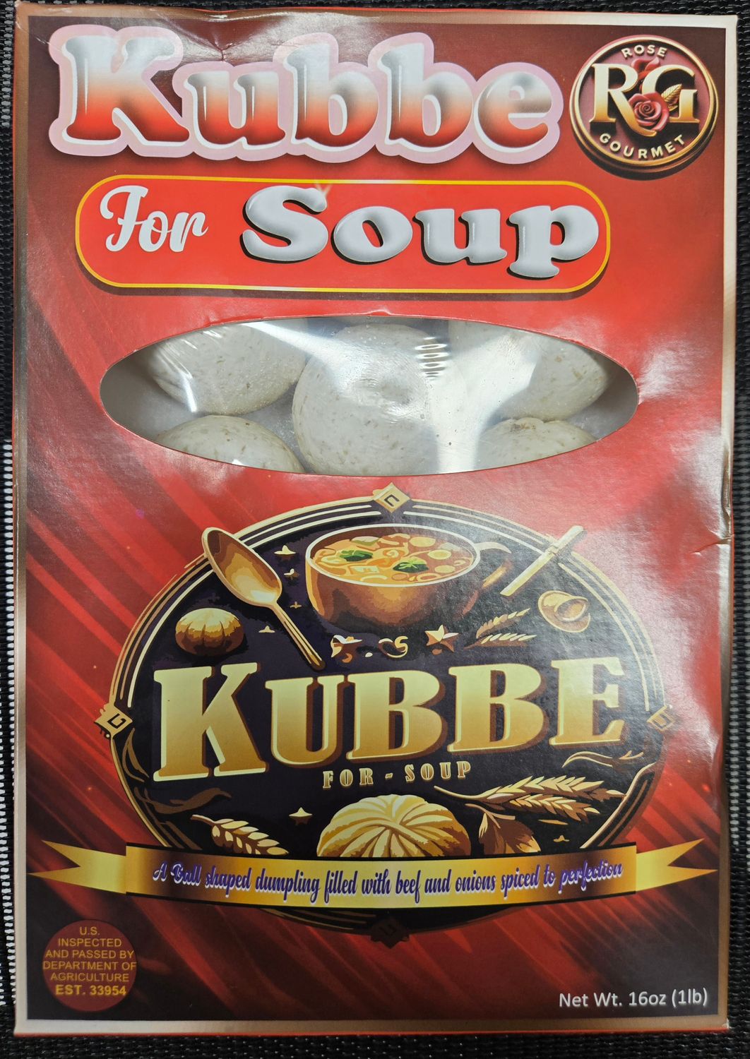 RG, Kubeh for Soup