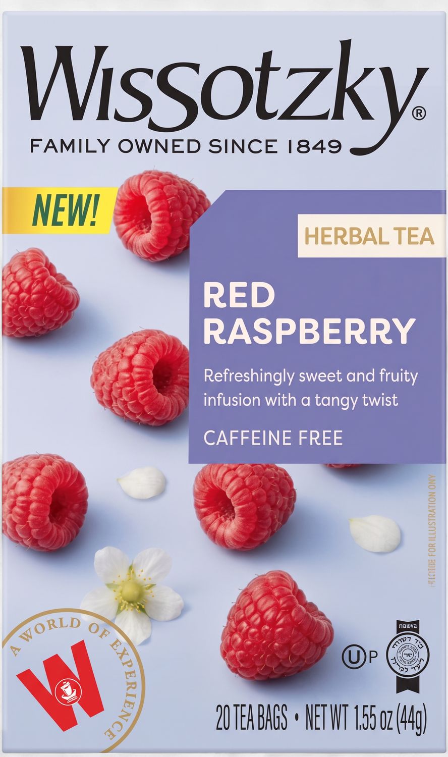 Wissotzky, Red Raspberry Herbal Tea