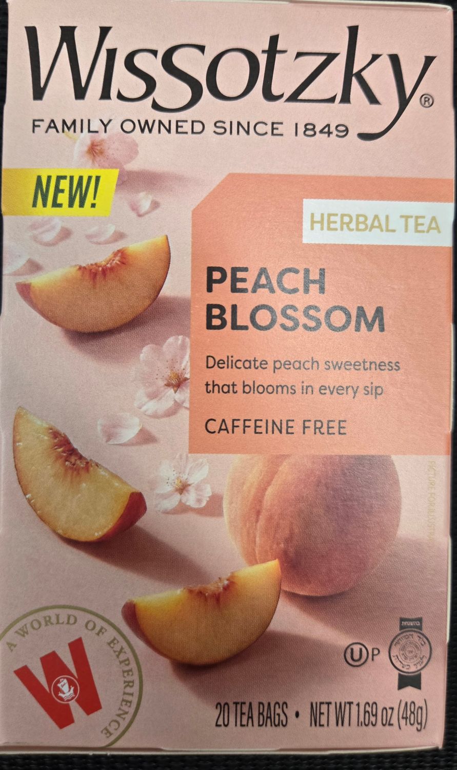 Wissotzky, Peach Blossom Herbal Tea