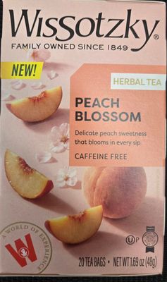 Wissotzky, Peach Blossom Herbal Tea