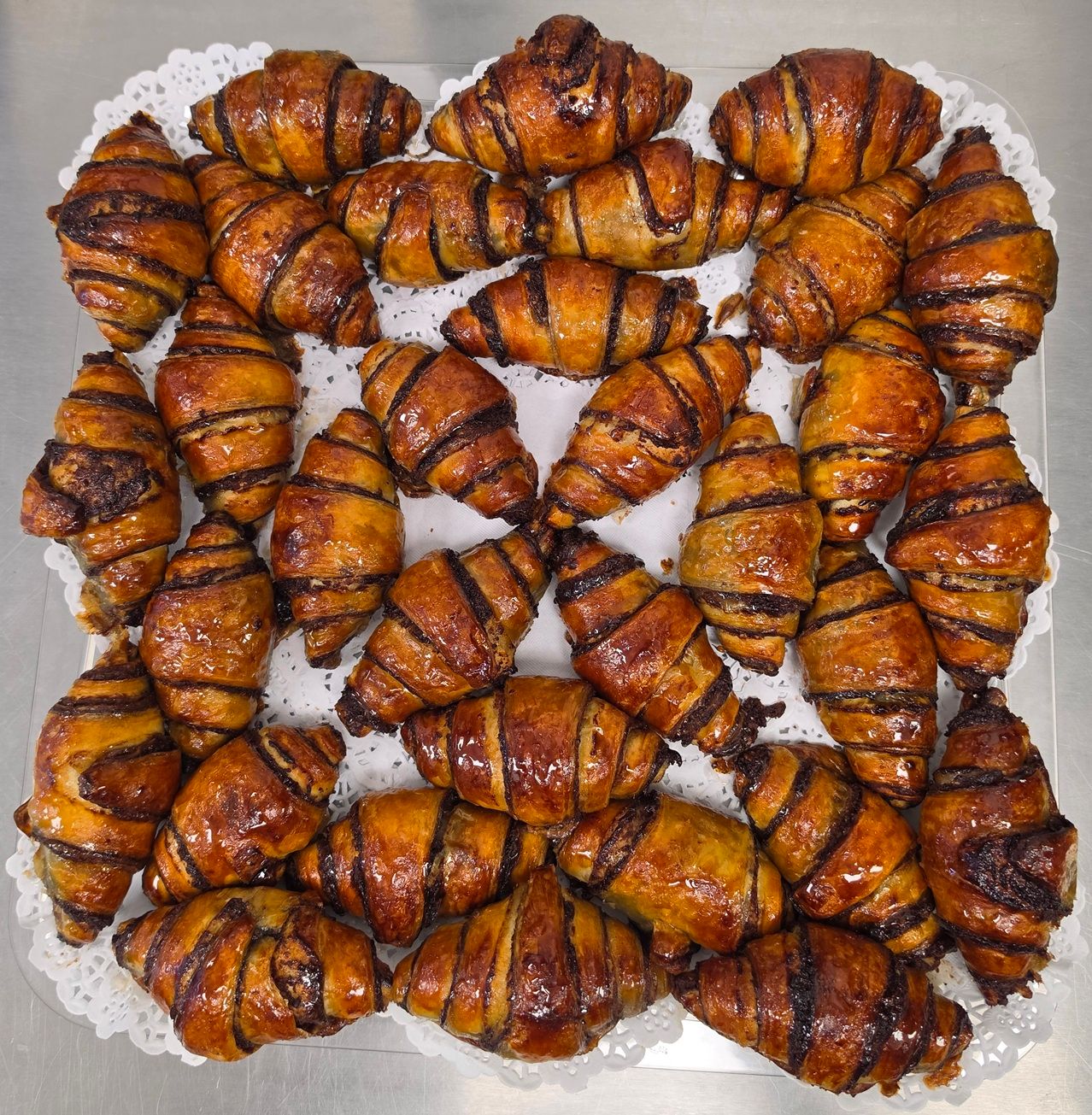 Rugelach Platter Square Lg