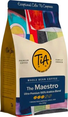 TiA Coffee, The Maestro Whole Bean 12oz