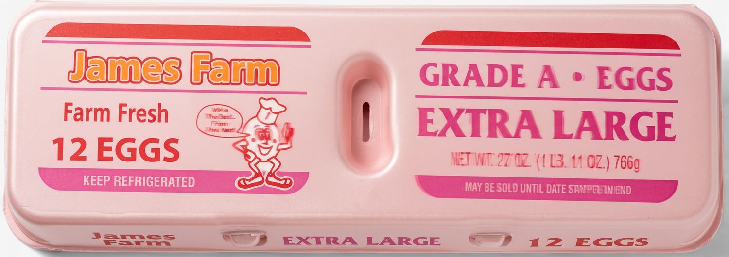 James Farm, XL Eggs 1 dozen