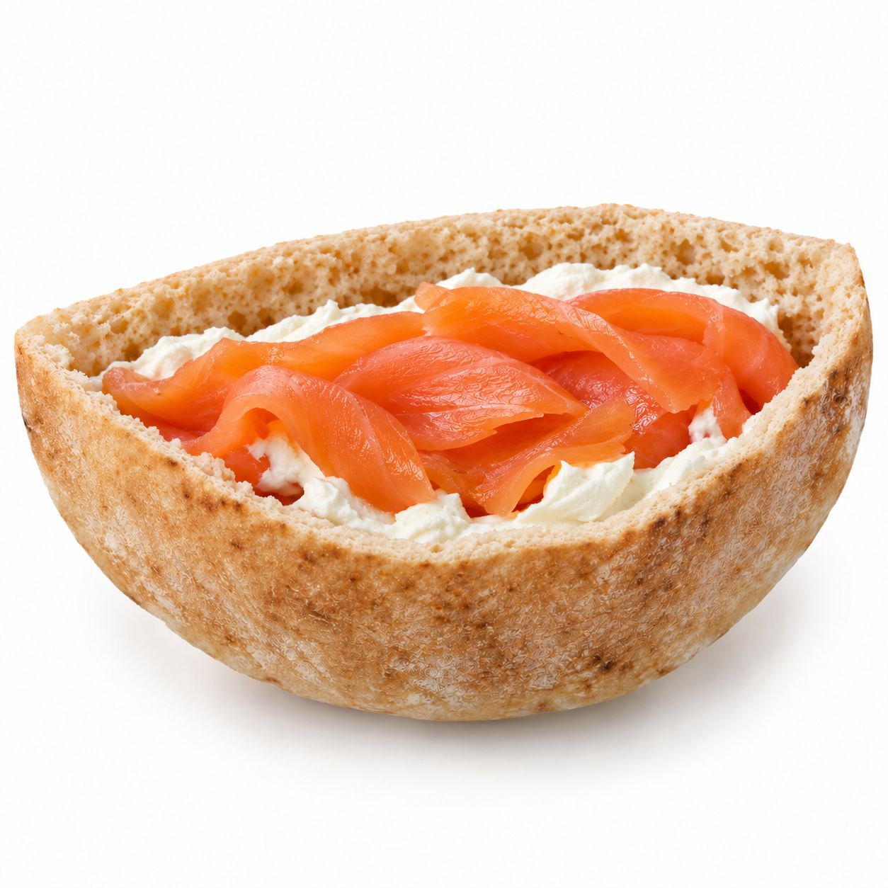 CMart, Cream Cheese &amp; Lox Pita, Half