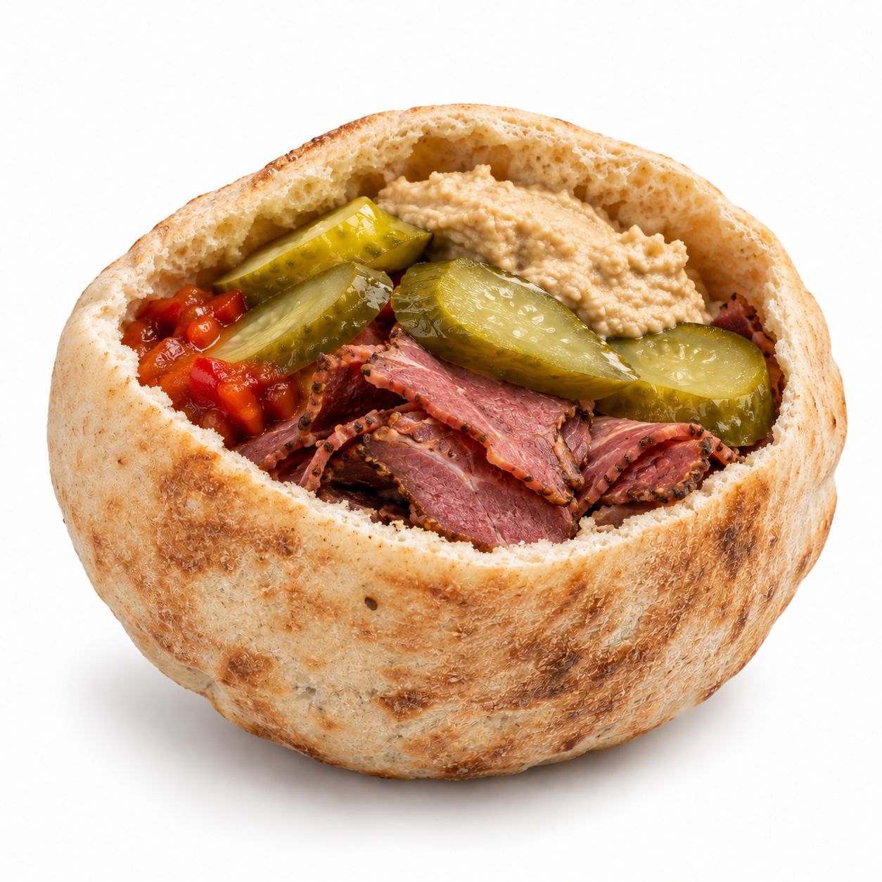 CMart, Corned Beef Pita, Whole
