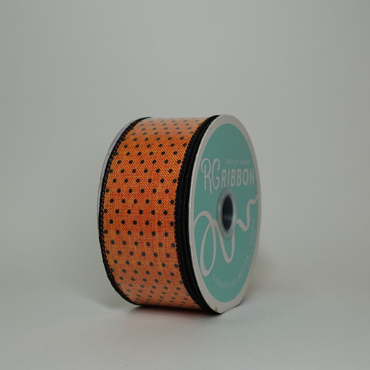 Wired orange polka dot