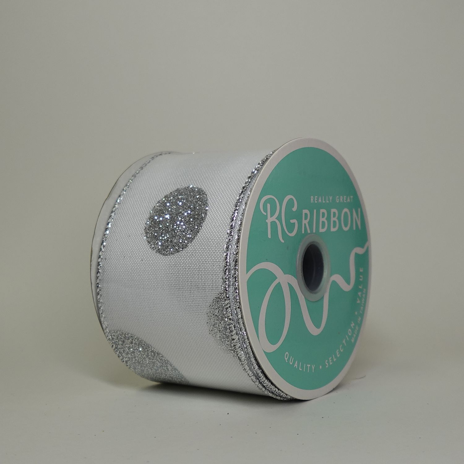 Wired silver-gold polka dot
