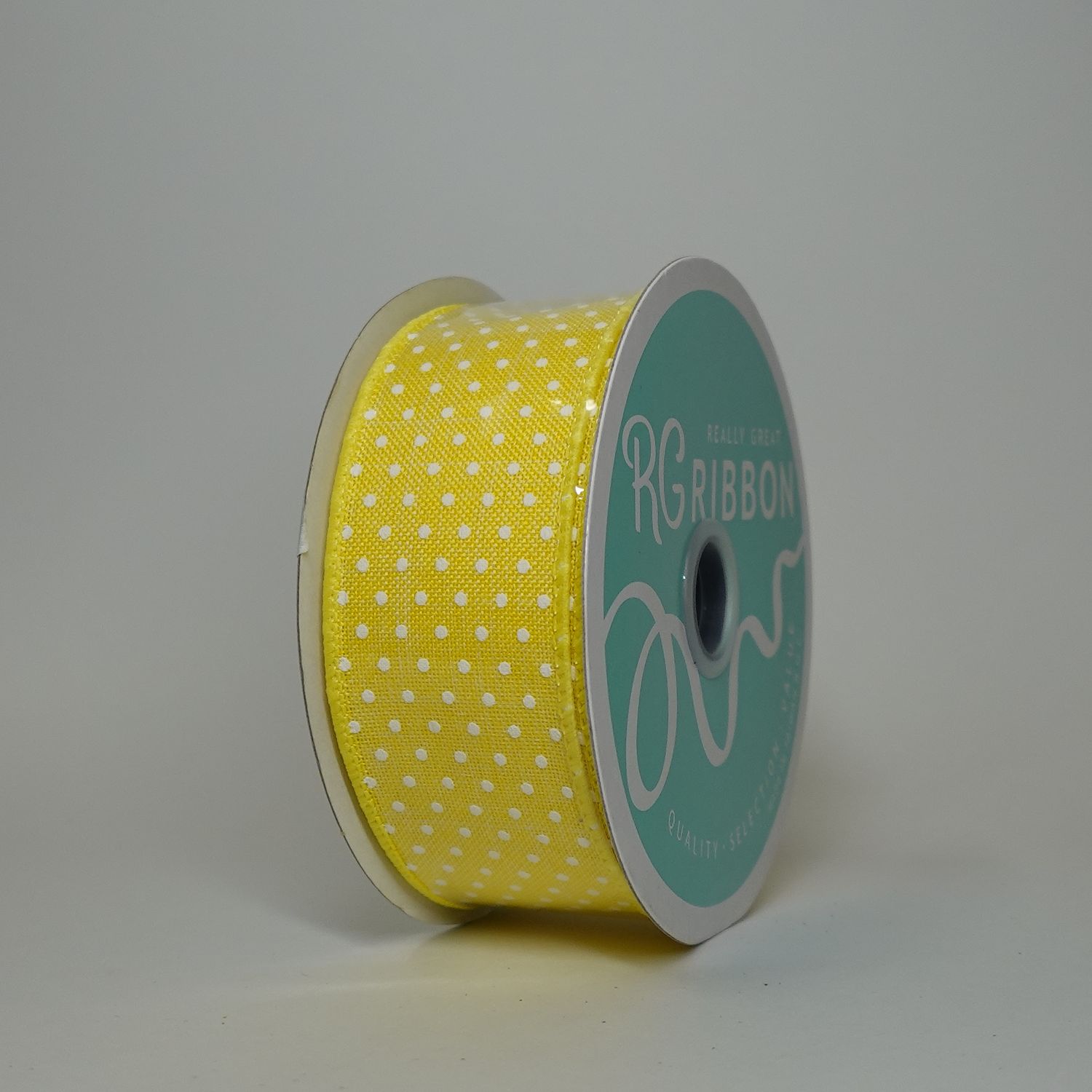 Wired yellow polka dot