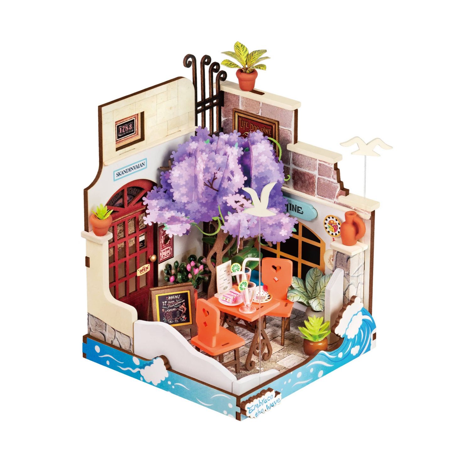 DIY Miniature House Kit: Sea Holiday Restaurant