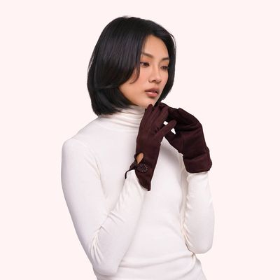 Suki Gloves in Damson
