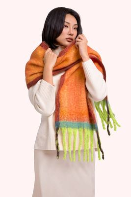 Aria Scarf in Tangerine Mix