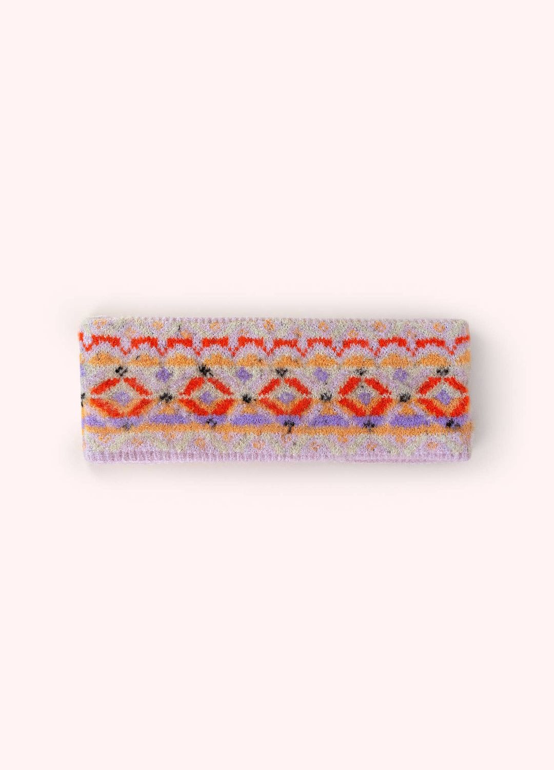 Fair Isle Headband in Cream Mix