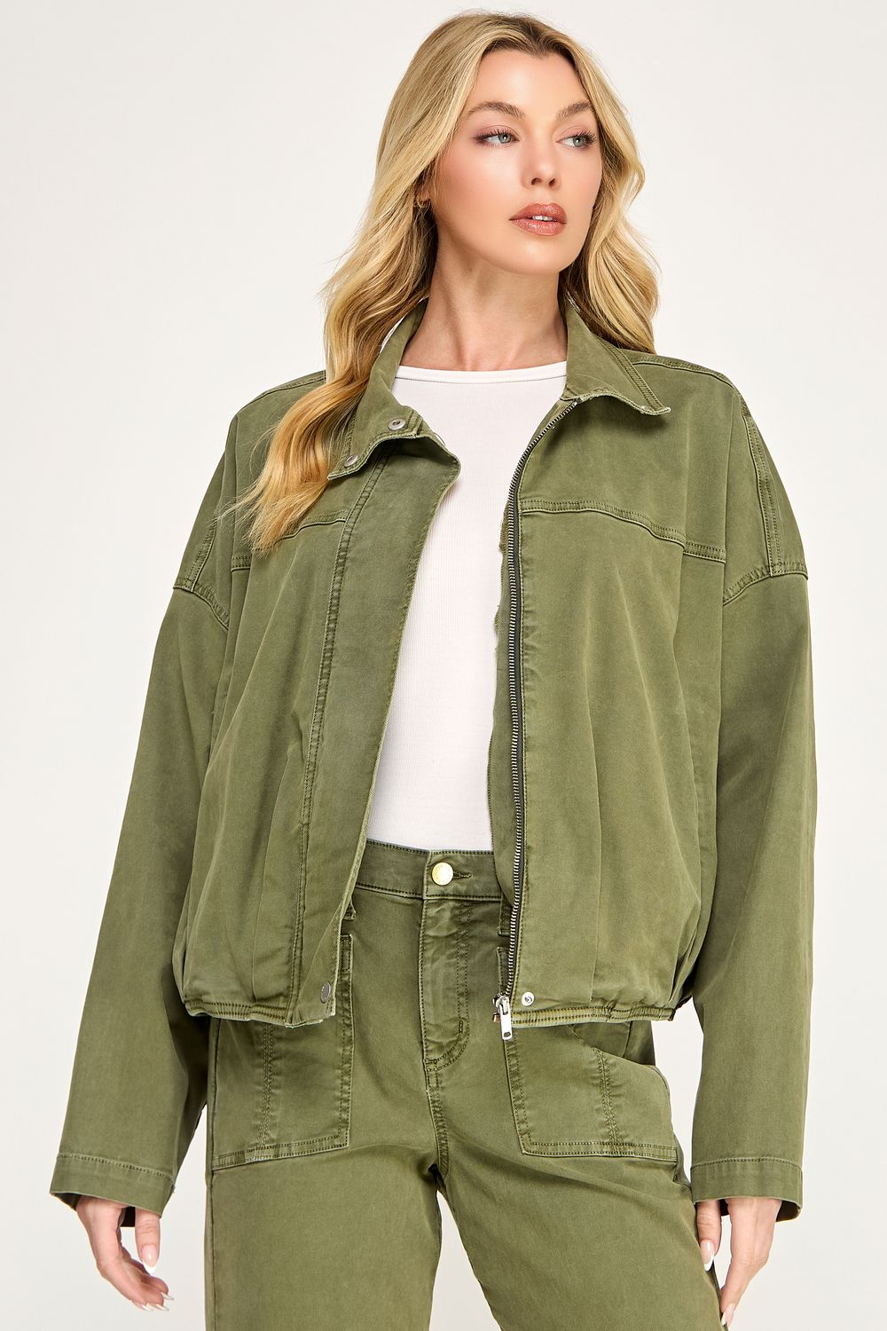 Blake Jacket, COLOR: OLIVINE, Size: XS