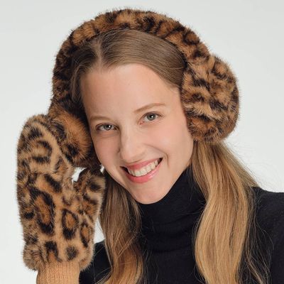 Leopard Print Earmuffs
