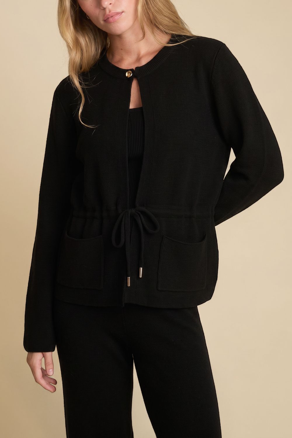 Hazel Cardigan, COLOR: Black, Size: M