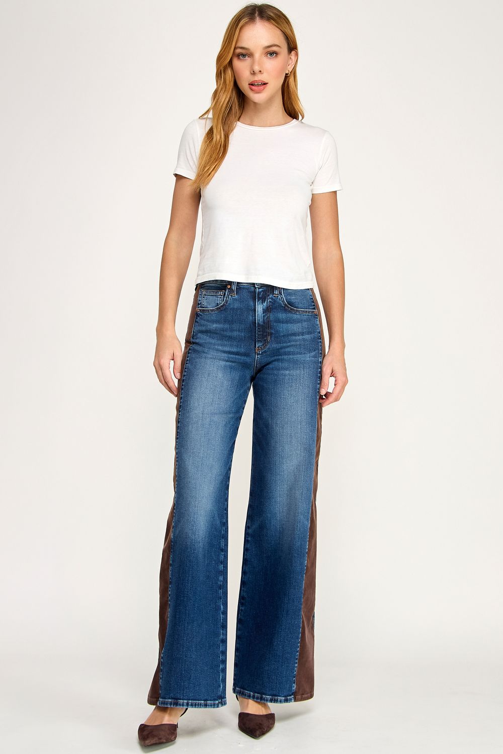 Kai Wide Leg Jean, COLOR: BAJA, Size: 26