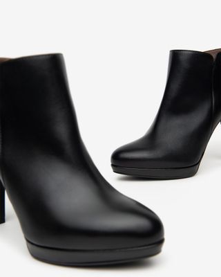Monroe Leather Platform Bootie