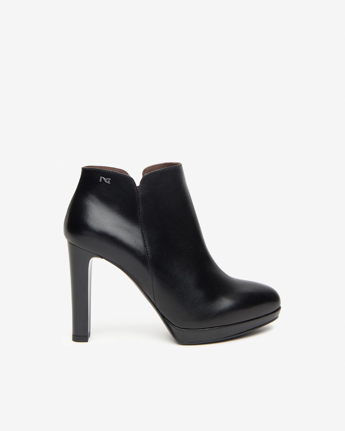Monroe Leather Platform Bootie, COLOR: Black, Size: 36