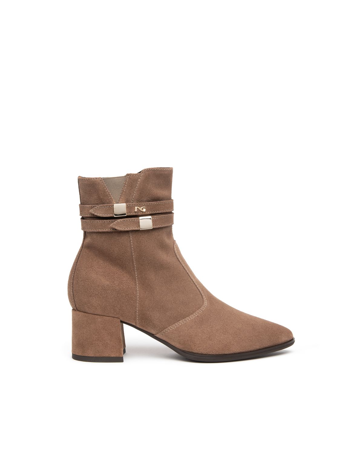 Aspen Suede Bootie, COLOR: Mocha Suede, Size: 36