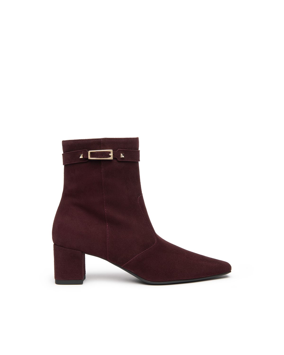 Aurora Suede Bootie, COLOR: Bordeaux Suede, Size: 36