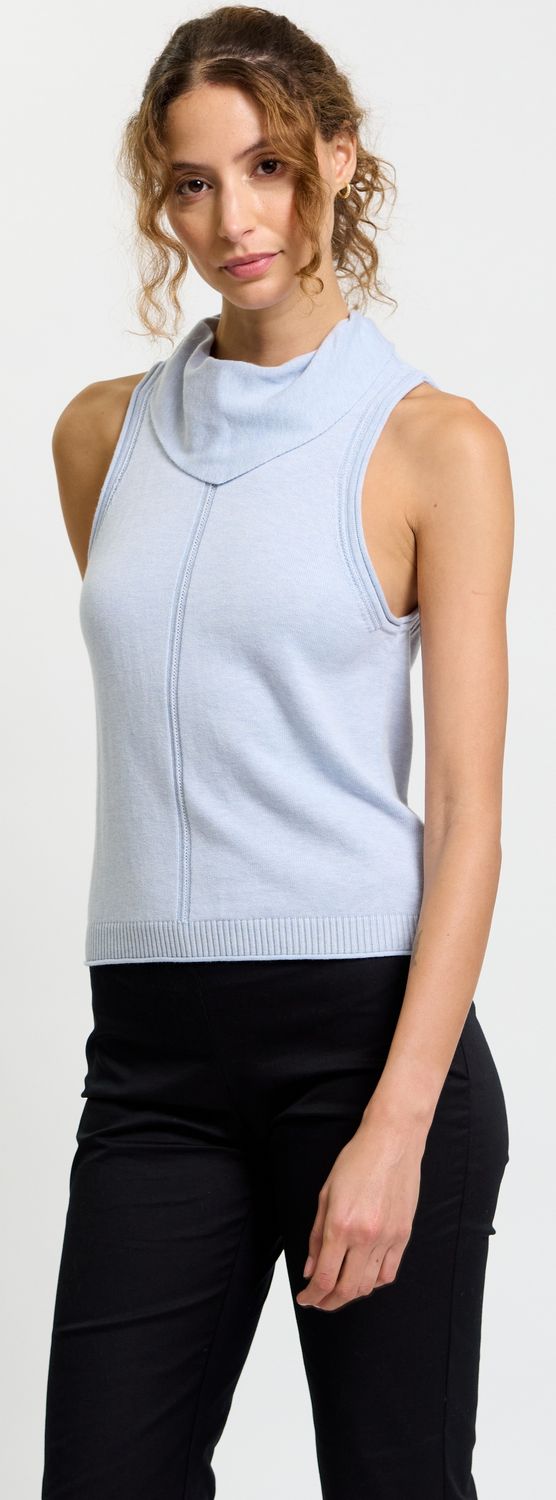 Brooke Kerchief Neck Shell