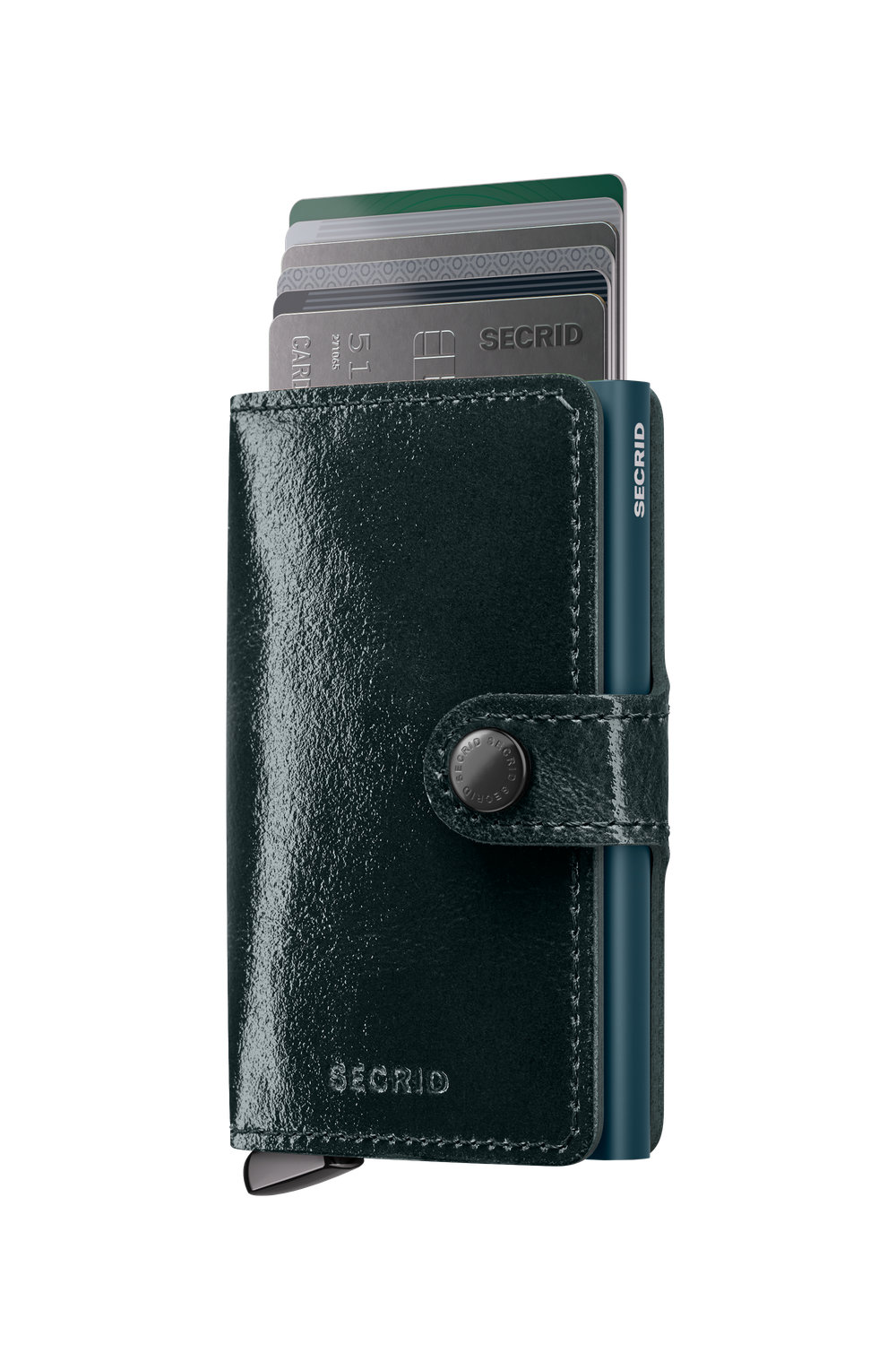 Premium Miniwallet Naplak, COLOR: Bottle Green