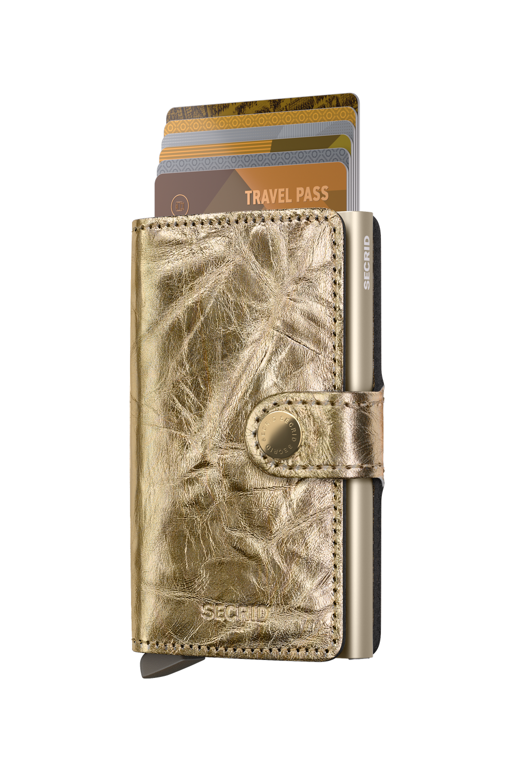Miniwallet Crunch, COLOR: Gold