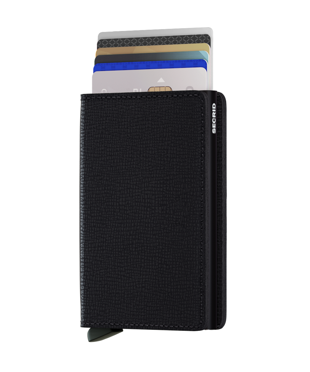 Slimwallet Crisple, COLOR: Black