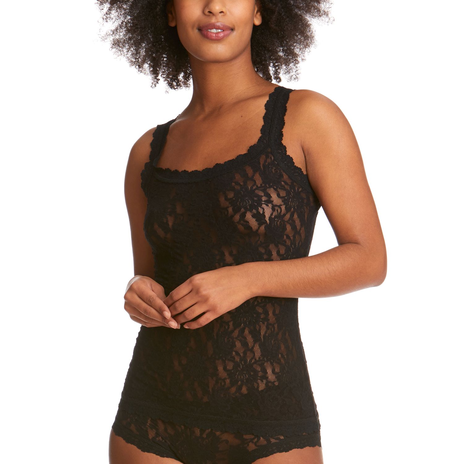 Signature Lace Cami, COLOR: Black, Size: XS