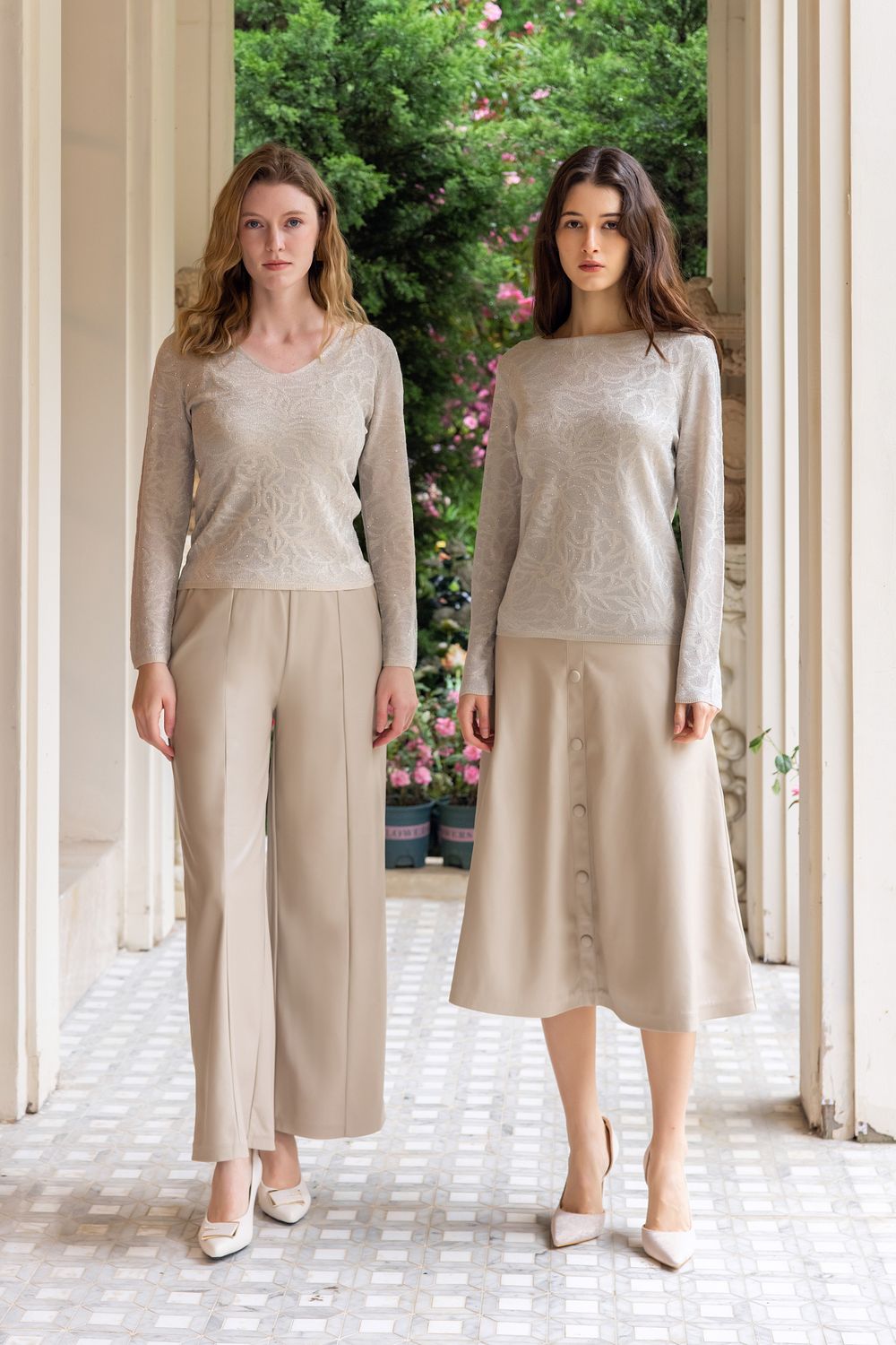 Adela Long Sleeve, COLOR: Beige, Size: XS