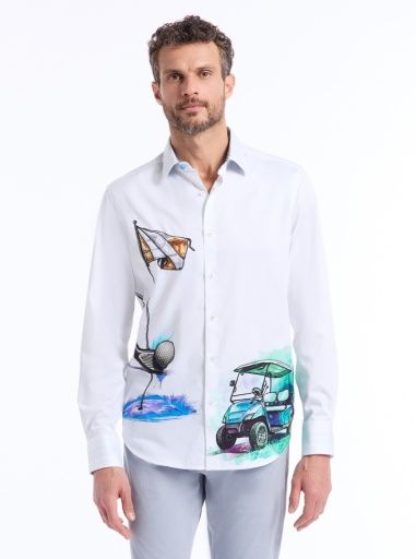 Genesis Long Sleeve Woven Shirt, Size: S