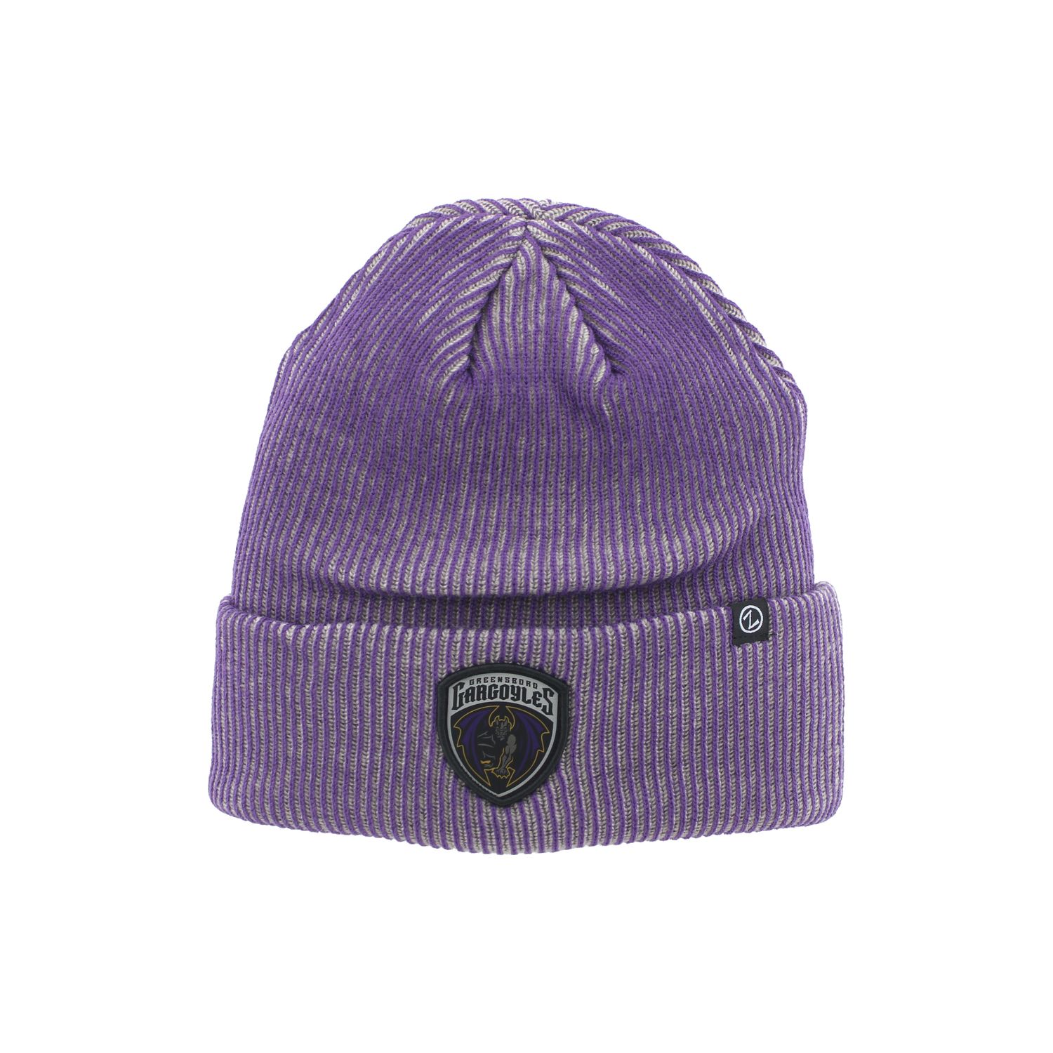 Greensboro Gargoyles Mix Purple/Stone 3D Beanie