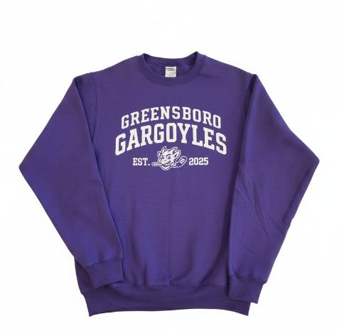 Gargoyles Baby G Purple Crewneck Sweatshirt