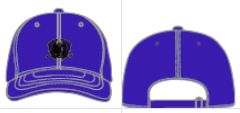 Gargoyles Relaxed Purple Pose Logo Hat
